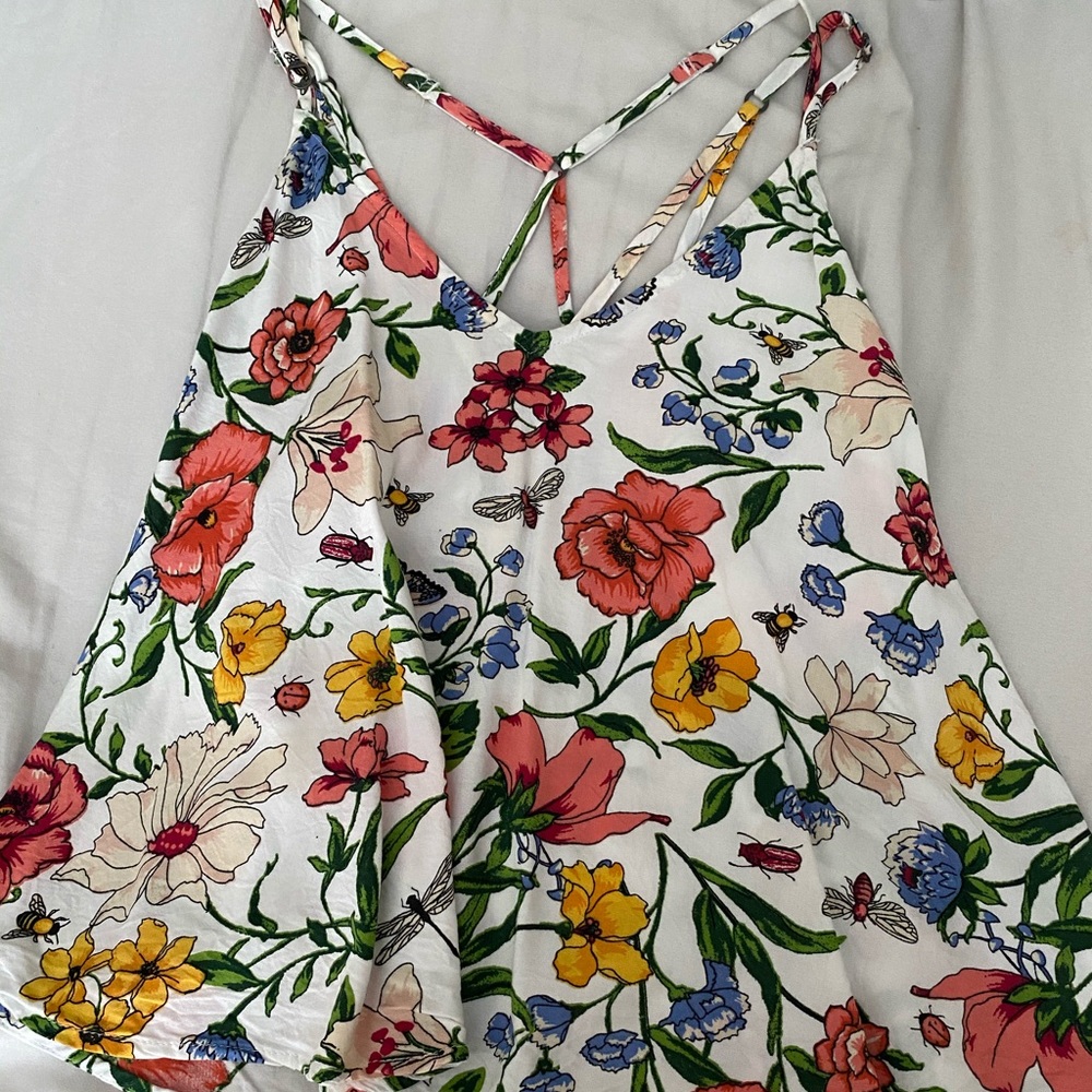 Hollister floral tank top